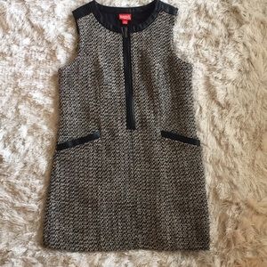 Kirna Zabête for Target Tweed/Leather Dress Sz XS